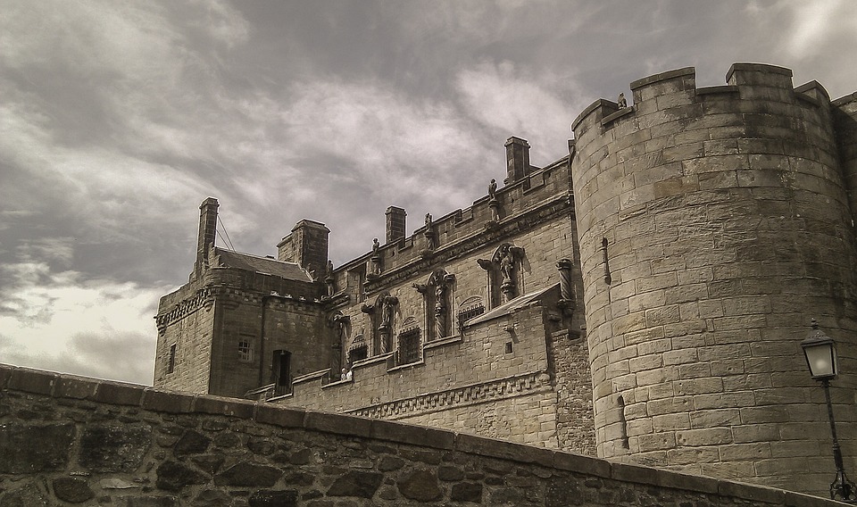 Château De Stirling, Écosse, Stirling, Château, Gris