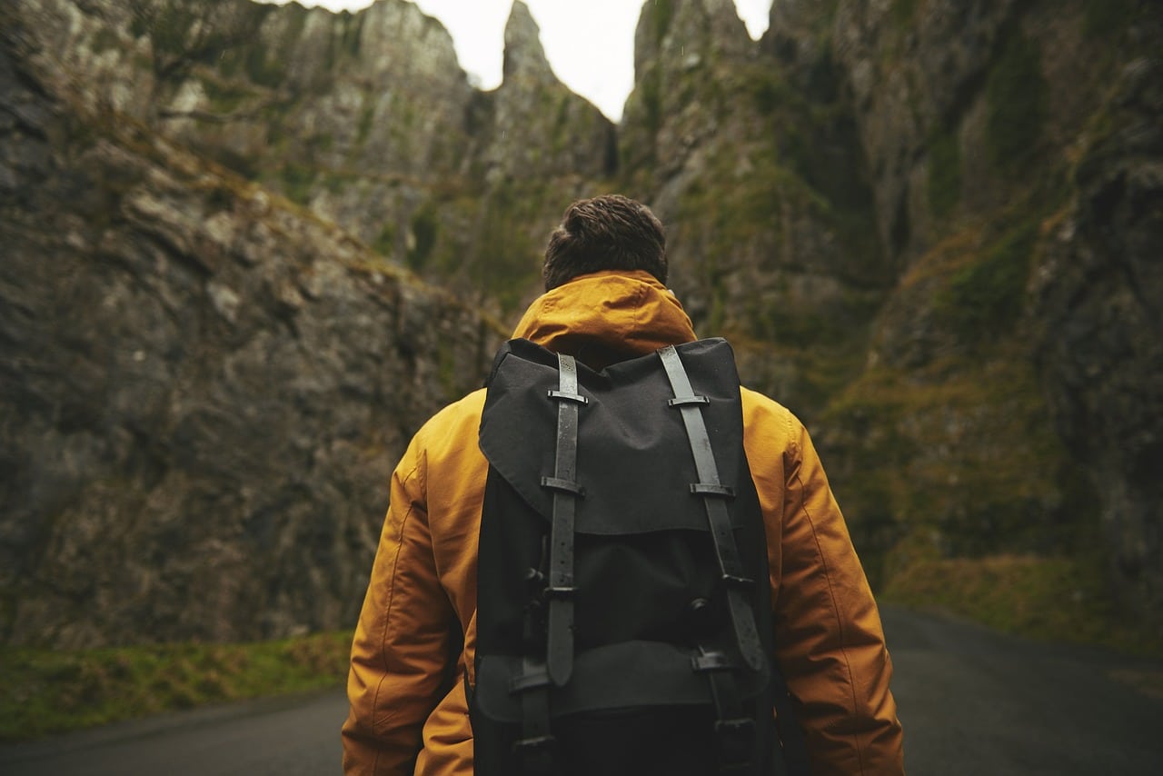 Homme, Aventure, Sac À Dos, Adulte